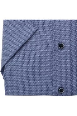 ETERNA Comfort Fit Hemd Blau/weiss, Strukturiert -Ho ho ho, Mode in Grün. 8204 K169 16 2 800