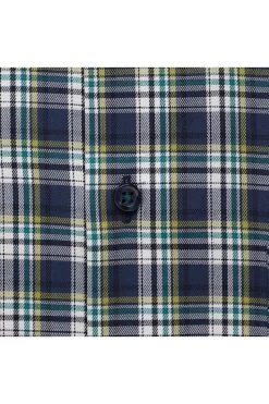 ETERNA Comfort Fit Hemd Grün, Kariert -Ho ho ho, Mode in Grün. 8213 K19L 43 3 800