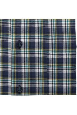 ETERNA Comfort Fit Hemd Grün, Kariert -Ho ho ho, Mode in Grün. 8213 K19L 43 4 800