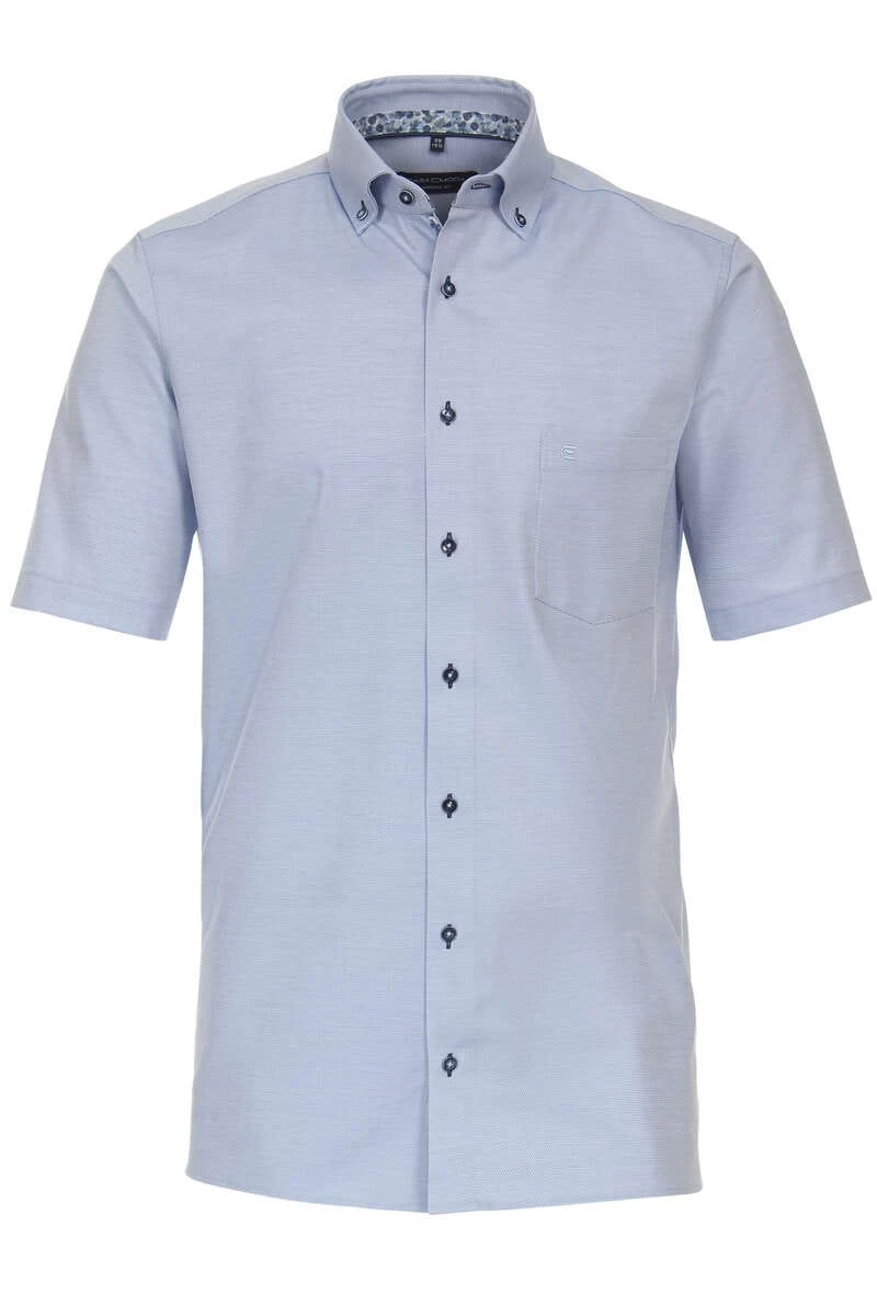 Casa Moda Modern Fit Hemd Blau, Einfarbig 1 Casa Moda Modern Fit Hemd Blau, Einfarbig