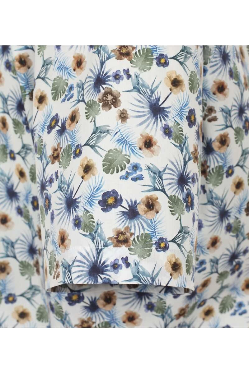 Casa Moda Comfort Fit Hemd Weiss, Gemustert 3 Casa Moda Comfort Fit Hemd Weiss, Gemustert – Bild 3