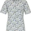 Casa Moda Comfort Fit Hemd Weiss, Gemustert