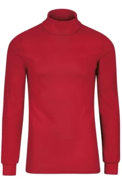 TRIGEMA Comfort Fit Herren Rollkragenpullover Kirsch
