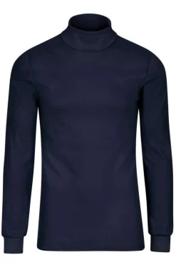 TRIGEMA Comfort Fit Herren Rollkragenpullover Navy