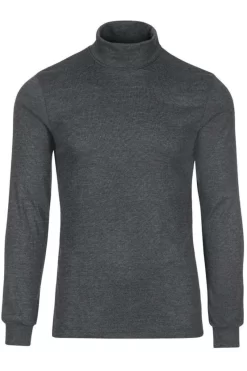 TRIGEMA Comfort Fit Herren Rollkragenpullover Anthrazit