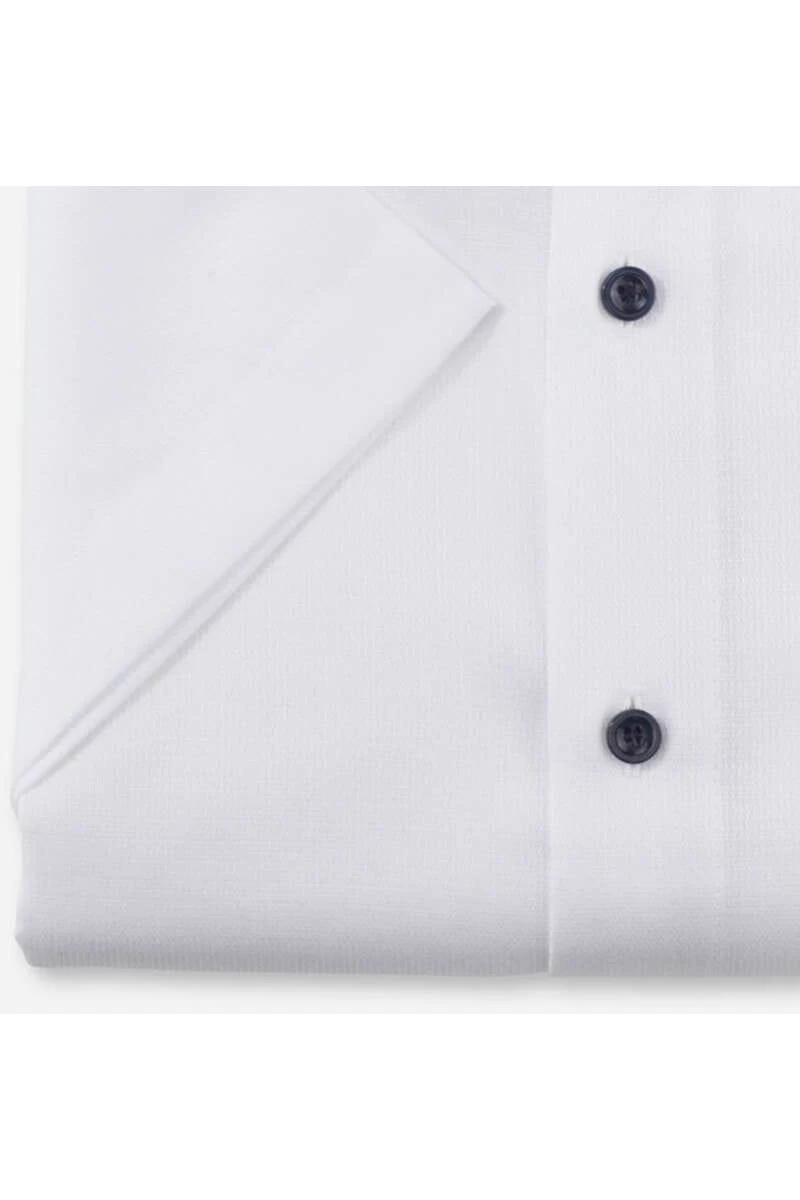 OLYMP Tendenz Modern Fit Hemd Weiss, Faux-uni 3 OLYMP Tendenz Modern Fit Hemd Weiss, Faux-uni – Bild 3