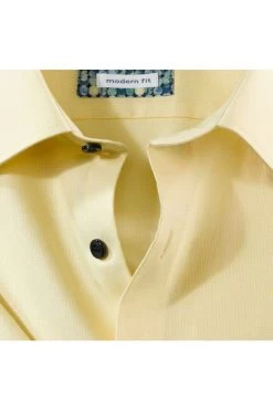 OLYMP Tendenz Modern Fit Hemd Gelb, Einfarbig -Ho ho ho, Mode in Grün. 8606 12 51 3 800