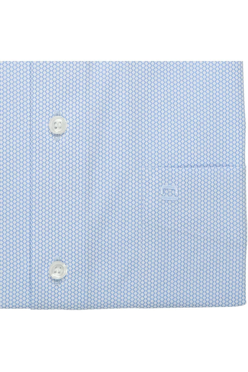 OLYMP Tendenz Modern Fit Hemd Bleu, Faux-uni 5 OLYMP Tendenz Modern Fit Hemd Bleu, Faux-uni – Bild 5