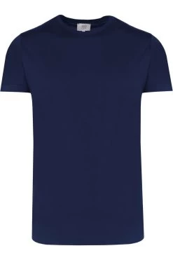 ETERNA 1863 Modern Fit T-Shirt Rundhals Navy, Einfarbig