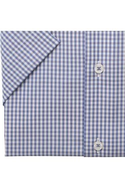 ETERNA Modern Fit Hemd Hellblau/rose, Kariert -Ho ho ho, Mode in Grün. 8914 C14U 15 2 800