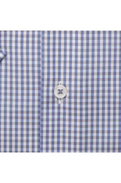 ETERNA Modern Fit Hemd Hellblau/rose, Kariert -Ho ho ho, Mode in Grün. 8914 C14U 15 3 800