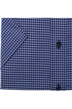 ETERNA Modern Fit Hemd Hellblau/marine, Kariert 7 ETERNA Modern Fit Hemd Hellblau/marine, Kariert -Ho ho ho, Mode in Grün. 8917 C143 09 2 800