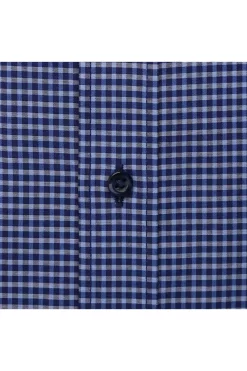 ETERNA Modern Fit Hemd Hellblau/marine, Kariert 8 ETERNA Modern Fit Hemd Hellblau/marine, Kariert -Ho ho ho, Mode in Grün. 8917 C143 09 3 800