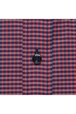 ETERNA Comfort Fit Hemd Rot/blau, Kariert -Ho ho ho, Mode in Grün. 8917 K144 58 3 800