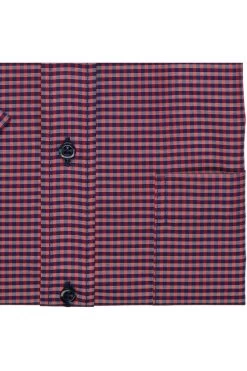 ETERNA Comfort Fit Hemd Rot/blau, Kariert -Ho ho ho, Mode in Grün. 8917 K144 58 4 800