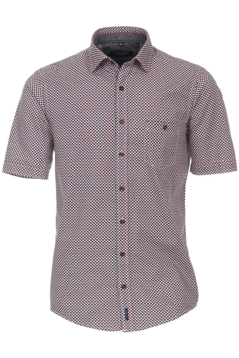 Casa Moda Casual Casual Fit Hemd Blau/rot/weiss, Gemustert 1 Casa Moda Casual Casual Fit Hemd Blau/rot/weiss, Gemustert