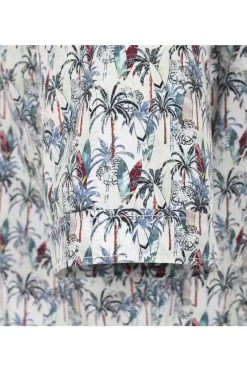 Casa Moda Casual Fit Hemd Blau/weiss, Gemustert -Ho ho ho, Mode in Grün. 934010900 300 2 800