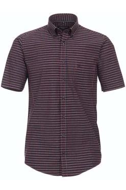 Casa Moda Casual Fit Hemd Rot, Kariert
