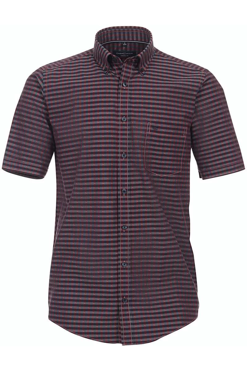 Casa Moda Casual Fit Hemd Rot, Kariert 1 Casa Moda Casual Fit Hemd Rot, Kariert