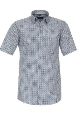 Casa Moda Comfort Fit Hemd Blau/weiss, Gemustert