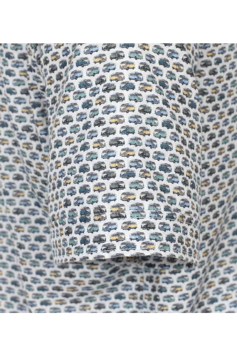 Casa Moda Casual Fit Hemd Weiss, Gemustert 3 Casa Moda Casual Fit Hemd Weiss, Gemustert – Bild 3