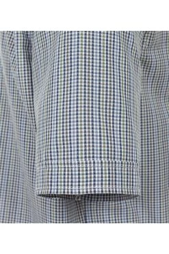 Casa Moda Comfort Fit Hemd Grün, Gemustert -Ho ho ho, Mode in Grün. 934093100 300 3 800