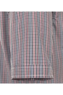 Casa Moda Comfort Fit Hemd Rot, Gemustert -Ho ho ho, Mode in Grün. 934093100 400 3 800