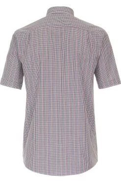 Casa Moda Comfort Fit Hemd Rot, Gemustert -Ho ho ho, Mode in Grün. 934093100 400 9 800