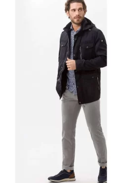 Brax Normal Fit Herren Parka Navy 7 Brax Normal Fit Herren Parka Navy -Ho ho ho, Mode in Grün. 941057 75041900 22 3 800