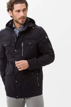 Brax Normal Fit Herren Parka Navy 8 Brax Normal Fit Herren Parka Navy -Ho ho ho, Mode in Grün. 941057 75041900 22 4 800