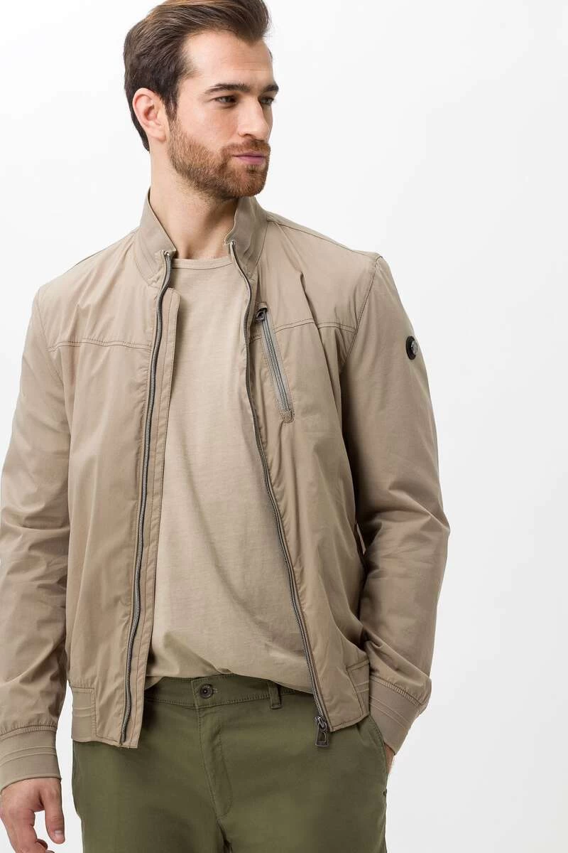 Brax Normal Fit Herren Übergangsjacke Braun 4 Brax Normal Fit Herren Übergangsjacke Braun – Bild 4