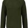 RAGMAN Regular Fit Herren Pullover Rundhals Khaki