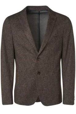 No-Excess No Excess Modern Fit Herren Blazer Knopfleiste Braun