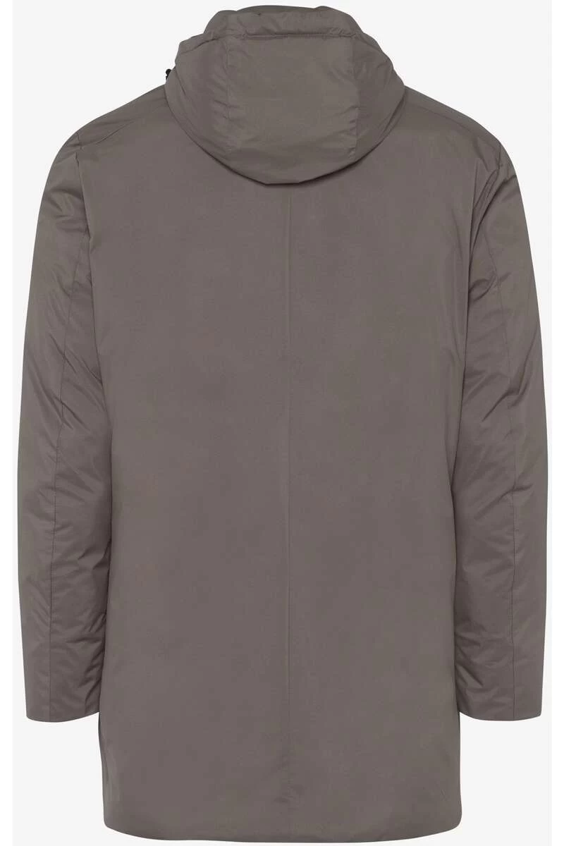 Brax Normal Fit Herren Mantel Grau 2 Brax Normal Fit Herren Mantel Grau – Bild 2