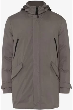 Brax Normal Fit Herren Mantel  Grau