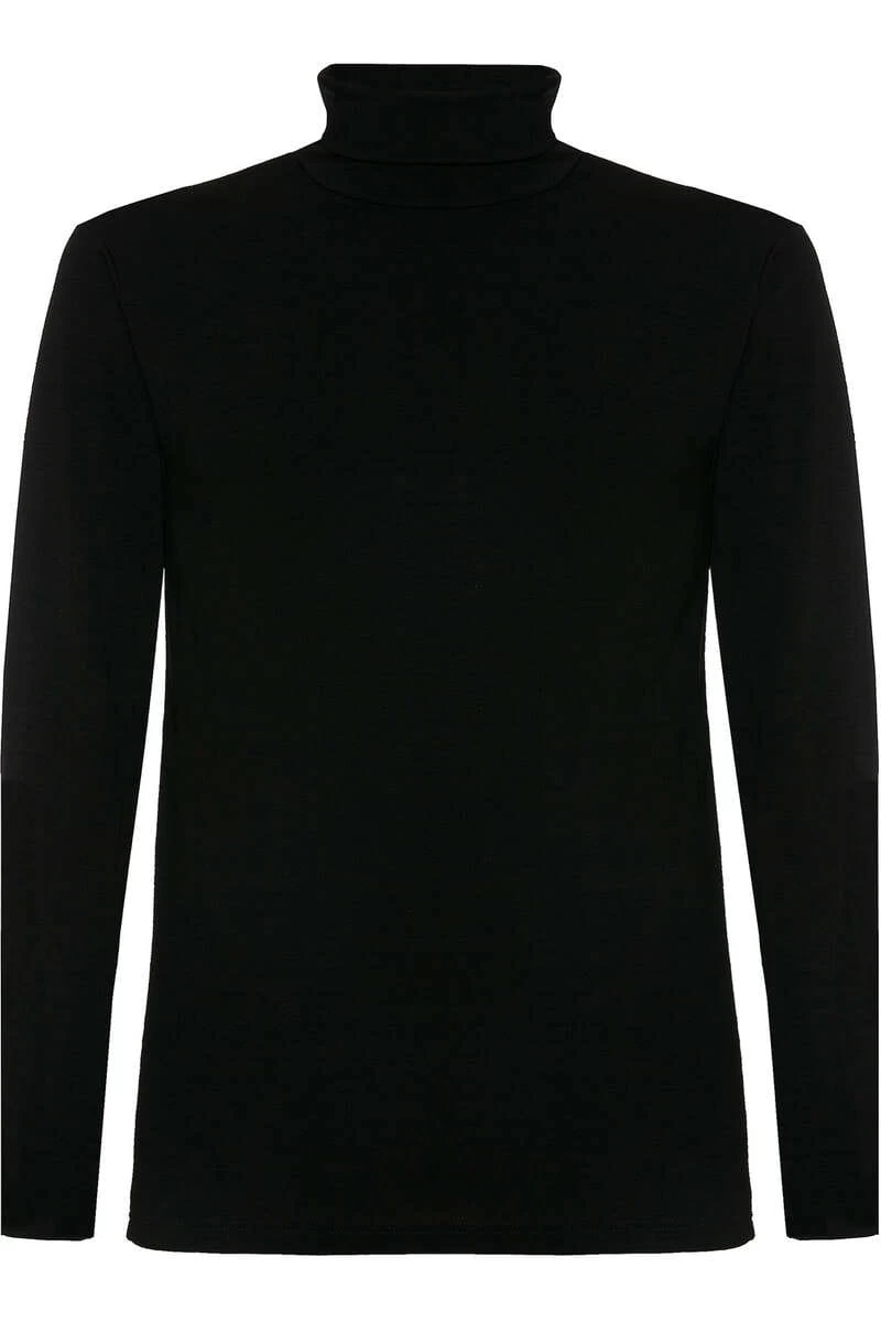 Alan Red Master Regular Fit Herren Rollkragenshirt Schwarz 3 Alan Red Master Regular Fit Herren Rollkragenshirt Schwarz – Bild 3