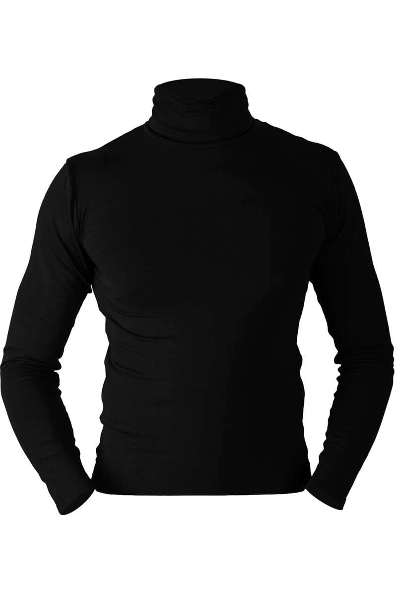 Alan Red Master Regular Fit Herren Rollkragenshirt Schwarz 1 Alan Red Master Regular Fit Herren Rollkragenshirt Schwarz