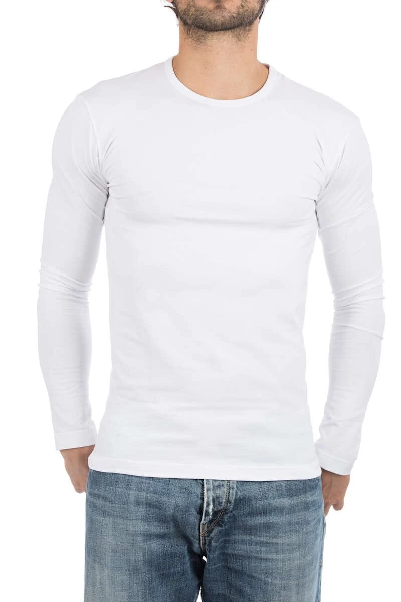 Alan Red Olbia Body Fit T-Shirt Weiss, Einfarbig 2 Alan Red Olbia Body Fit T-Shirt Weiss, Einfarbig – Bild 2