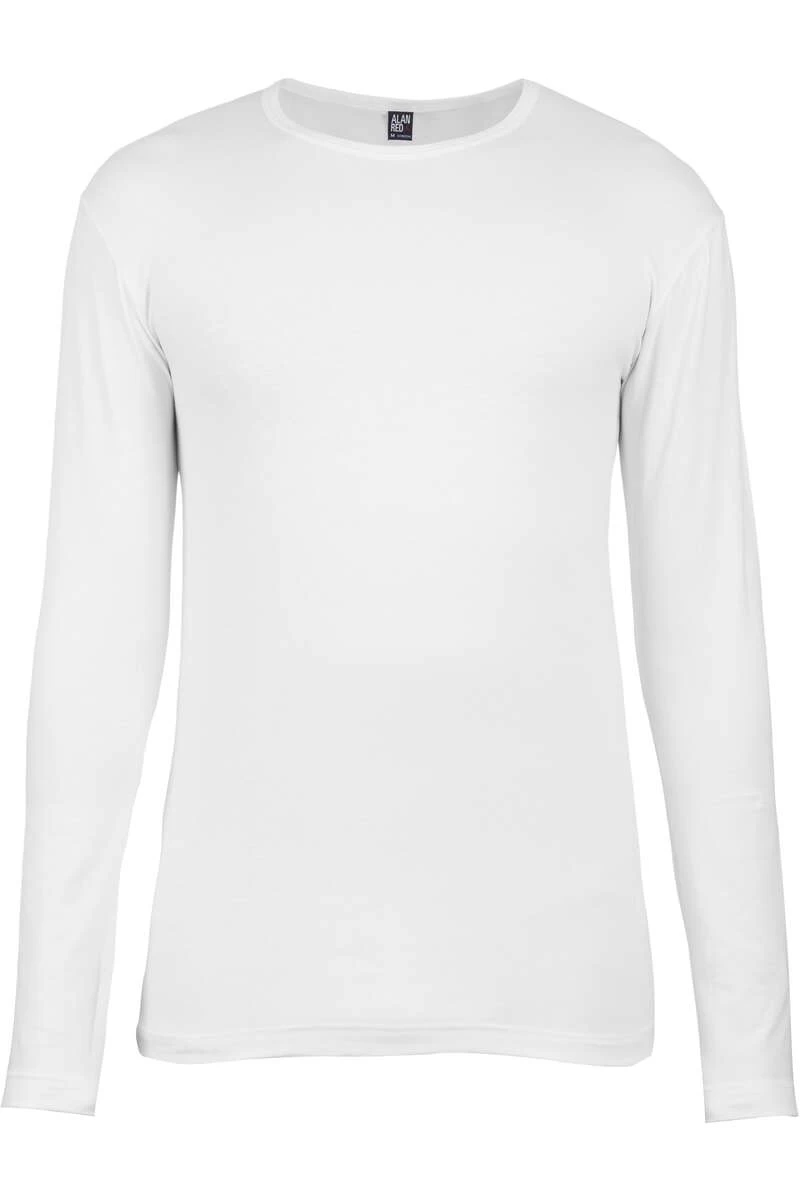 Alan Red Olbia Body Fit T-Shirt Weiss, Einfarbig 1 Alan Red Olbia Body Fit T-Shirt Weiss, Einfarbig