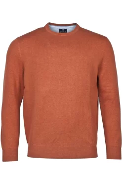 Baileys Regular Fit Herren Pullover Rundhals Orange