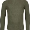 Baileys Regular Fit Herren Pullover Rundhals Grün