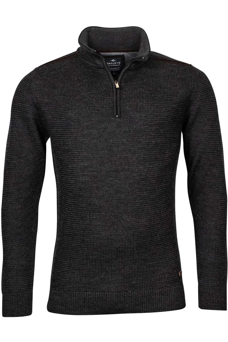 Baileys Tailored Fit Herren Pullover Dunkelgrau 1 Baileys Tailored Fit Herren Pullover Dunkelgrau