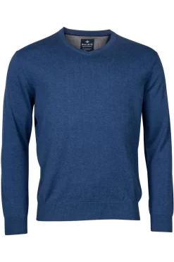 Baileys Regular Fit Herren Pullover V-Ausschnitt Dunkelblau