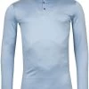 Baileys   Regular Fit Longsleeve Poloshirt Hellblau, Einfarbig