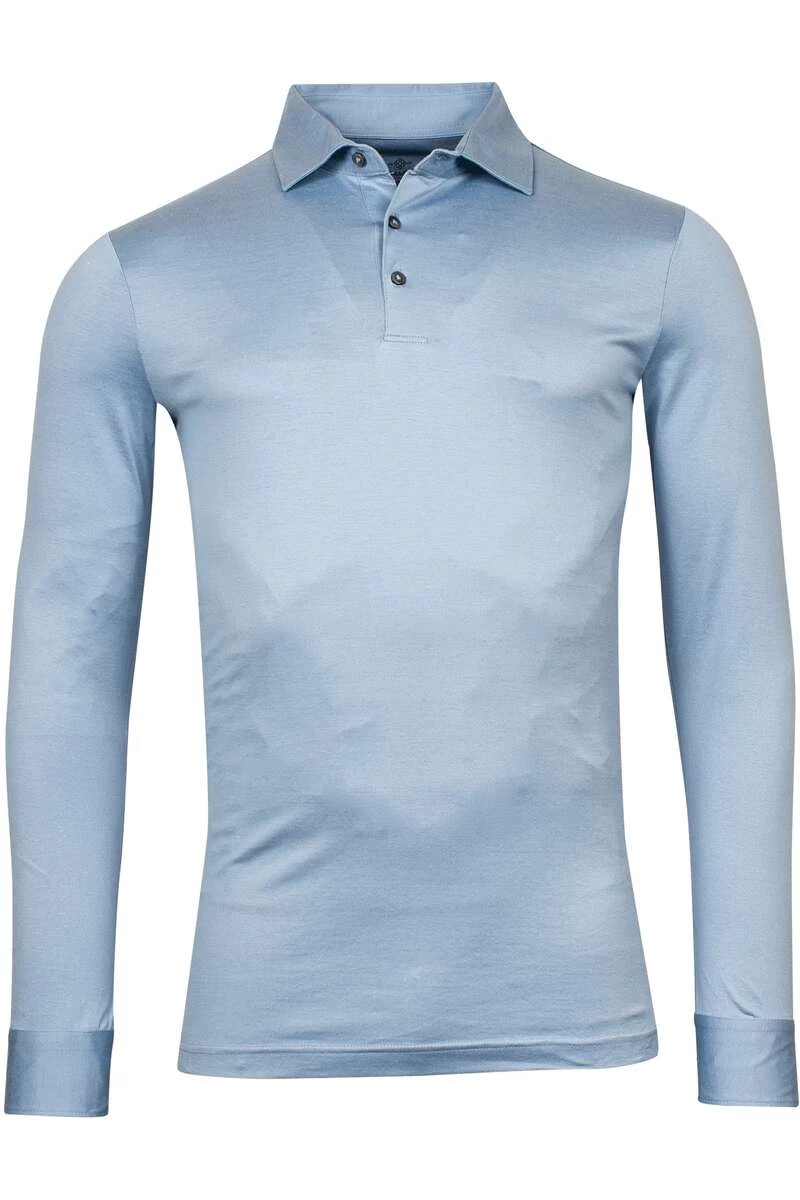 Baileys Regular Fit Longsleeve Poloshirt Hellblau, Einfarbig 1 Baileys Regular Fit Longsleeve Poloshirt Hellblau, Einfarbig