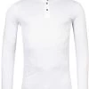 Baileys   Regular Fit Longsleeve Poloshirt Weiss, Einfarbig