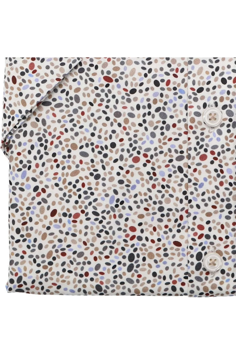 Pure Modern Fit Hemd Braun/weiss, Gemustert 3 Pure Modern Fit Hemd Braun/weiss, Gemustert – Bild 3