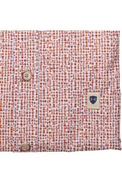 Hatico Casual Regular Fit Hemd Hellorange, Gemustert -Ho ho ho, Mode in Grün. D60010 42207 670 4 800