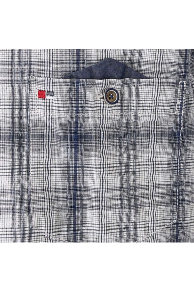 Jupiter Casual Short Style Hemd Dunkelblau, Kariert 3 Jupiter Casual Short Style Hemd Dunkelblau, Kariert – Bild 3