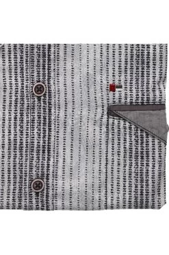 Jupiter Casual Short Style Hemd Grau, Gemustert -Ho ho ho, Mode in Grün. JD60014 52121 773 4 800